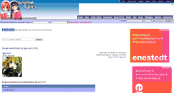 Desktop Screenshot of igo-zuvi.animelyrics.com